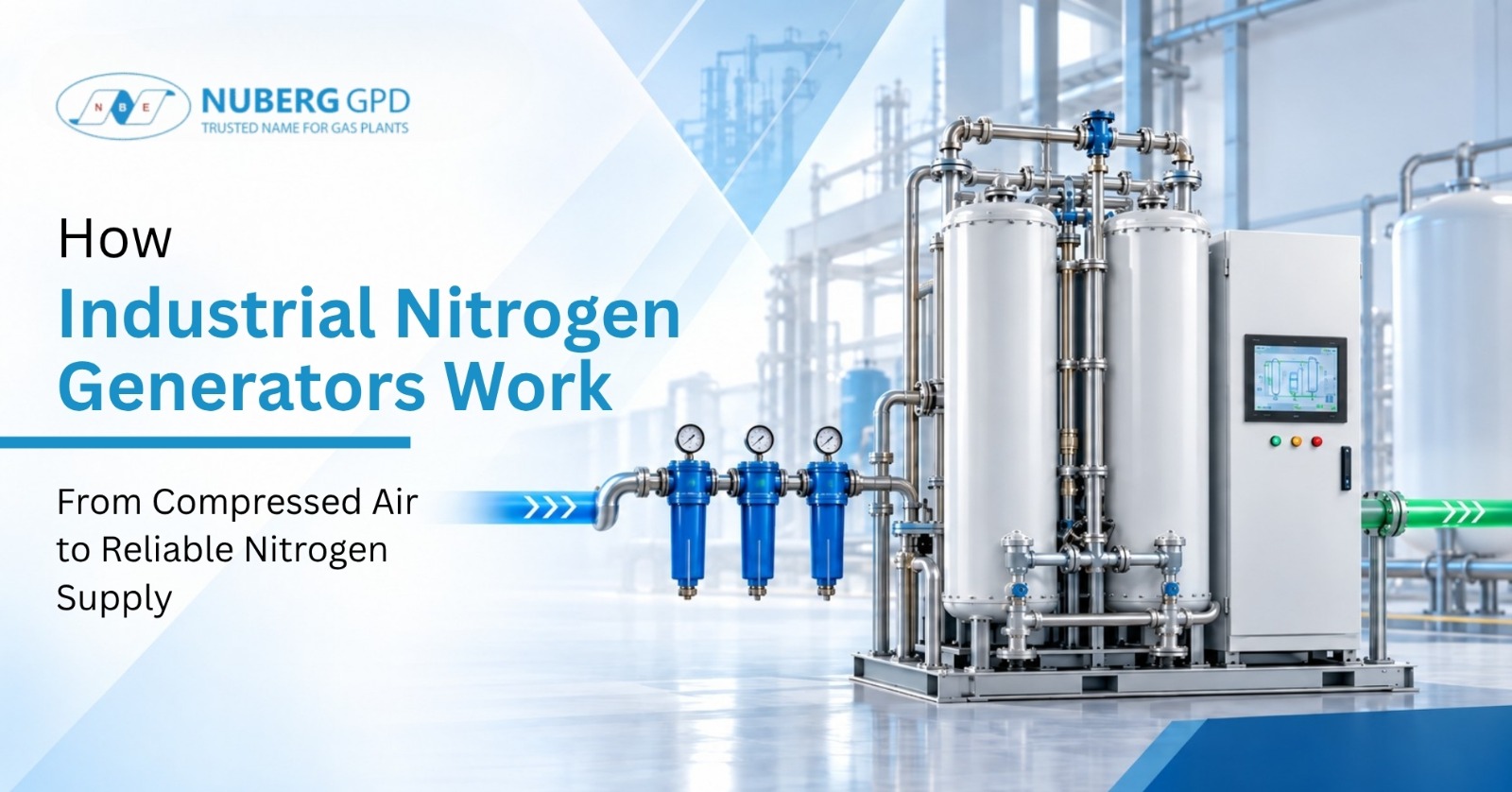 Industrial nitrogen generator PSA module and carbon molecular sieve